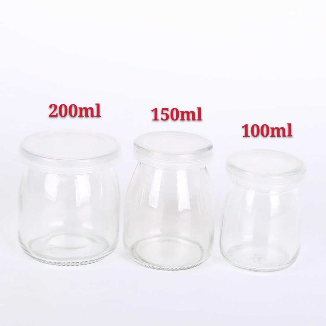 6 шт. бутылка желаний мини йогурт Пудинг Стеклянная банка молоко желе сковорода