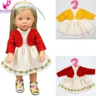1 шт. платье для куклы, платье для девочки, Одежда для кукол новорожденных, Одежда для кукол-младенцев 16 дюймов или 18 дюймов, 40 см, платье для куклы
