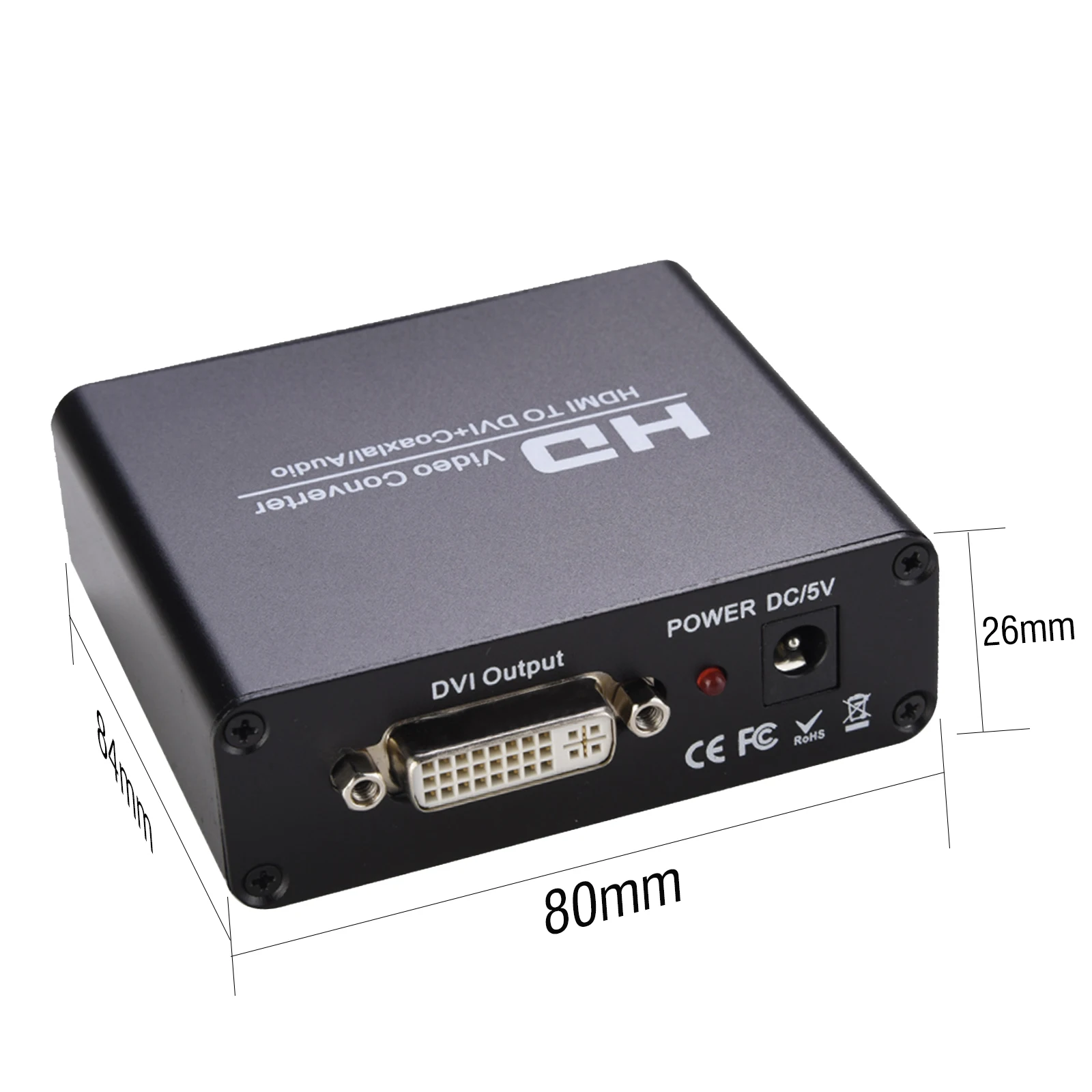 Преобразователь Аудио HDMI-DVI + с коаксиальным аудиовыходом 3 5 для Blu-Ray DVD