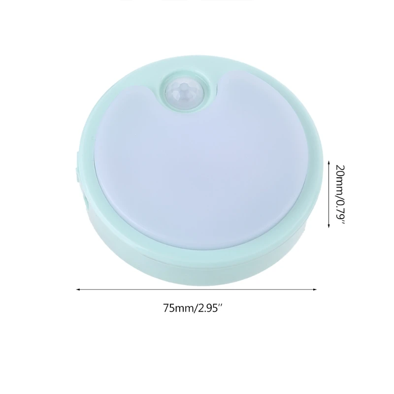 

1 Pack Cabinet Light White LED Lighting 4000k Motion Light Sensor Compact Design Battery Operated Safety Emergency Light