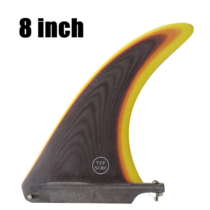 Brown 8 inch " /8"/" /11" серфинговая доска для серфинга, одна коробка, плавник для серфинга, Лонгборд, длина 10,25 дюймов, sup, аксессуары, производительность, стиль noserider - Цвет: Brown 8 inch