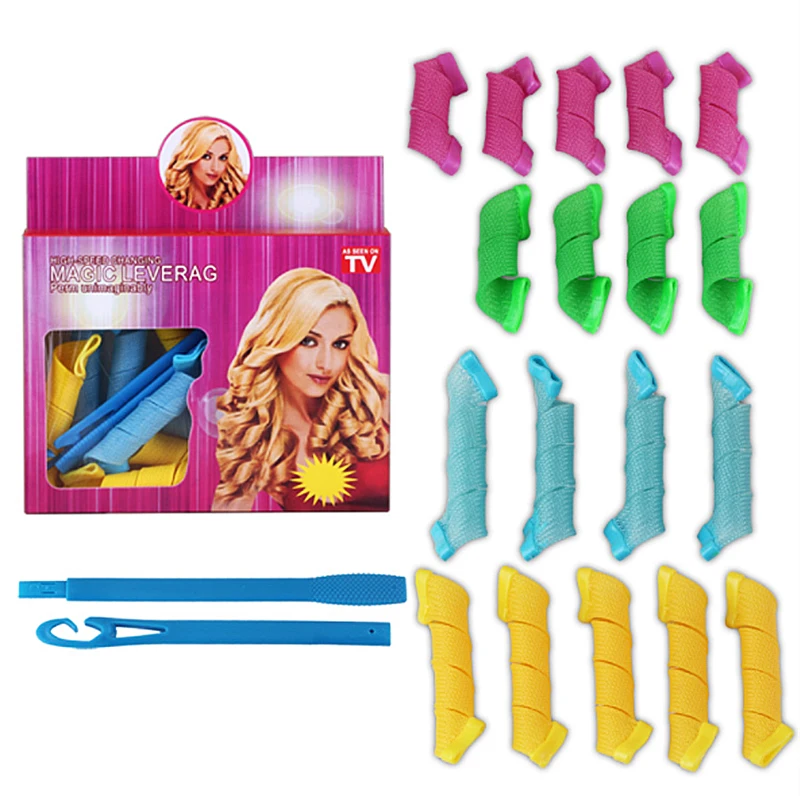 Популярные бигуди волшебные рулоны инструменты для волос грушевидный рулон цвет