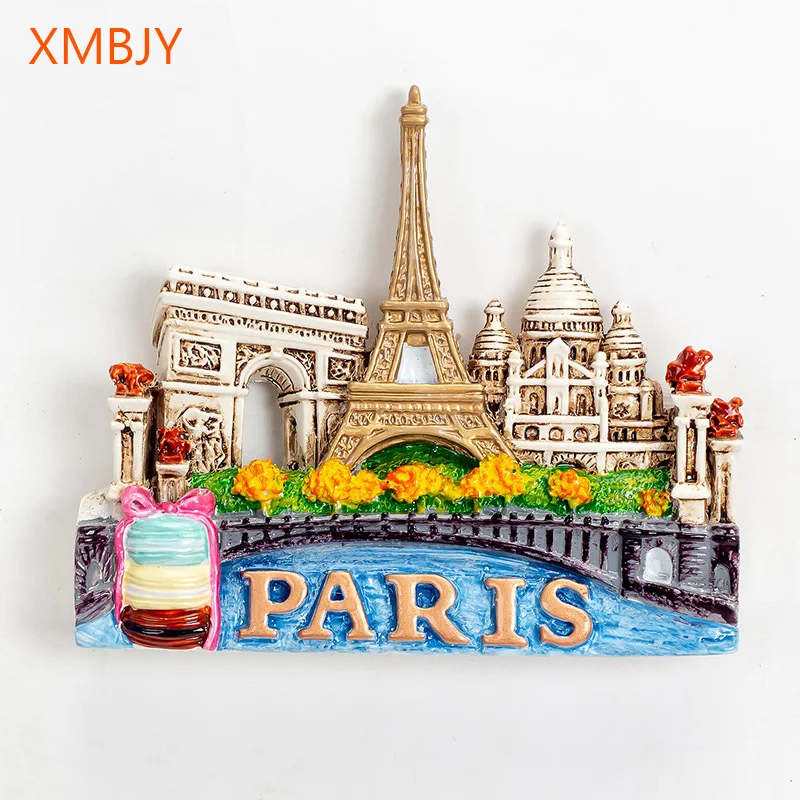 Магнитный холодильник скандинавский Франция креативный туристический Лувр