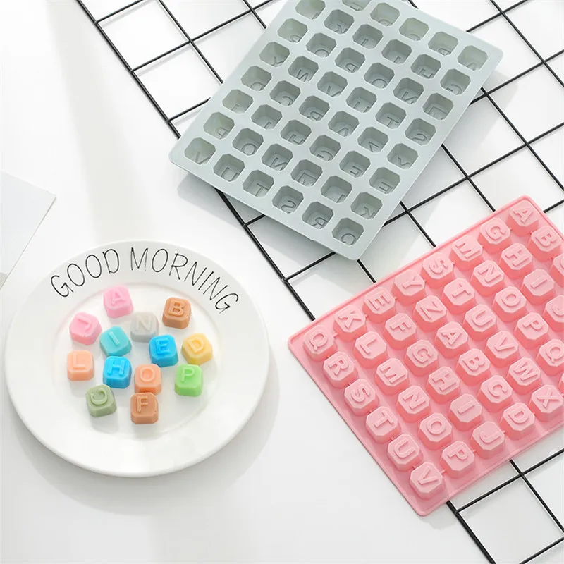 

Silicone 26 English Alphabet Chocolate Mold Baked Cookies Ice Tray Silicon Hard Candy Molds Pasteleria Y Reposteria Accesorios