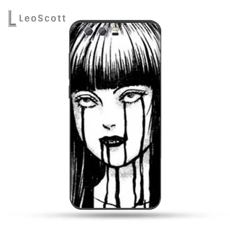 

Junji Ito Tees Horror Phone Case For Huawei Honor view 7a5.45inch 7c5.7inch 8x 8a 8c 9 9x 10 20 10i 20i lite pro