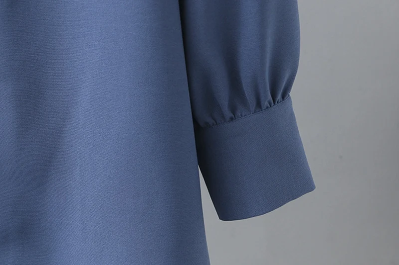 

Blouse women 2019 V neck single breasted plus size womens tops and blouses fashion solid chiffon shirt 4 XXXXXL KKFY4103