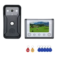 video intercom door phone 7 inch rfid system with hd doorbell 1000tvl camera us plug