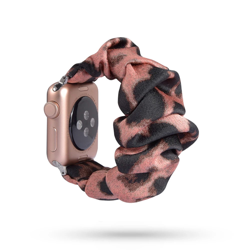 Растягивающийся эластичный ремешок для часов Apple Watch 38 мм/40 мм 42 мм/44 мм Повседневный женский браслет для девочек для iwatch - Цвет ремешка: 73
