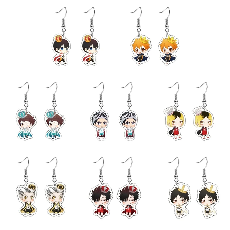 

2021 Haikyuu! Аниме волейбол, мальчик, Япония, акриловая модель, милая мультяшная забавная бижутерия, подвеска, реквизит, редкий подарок для коспл...