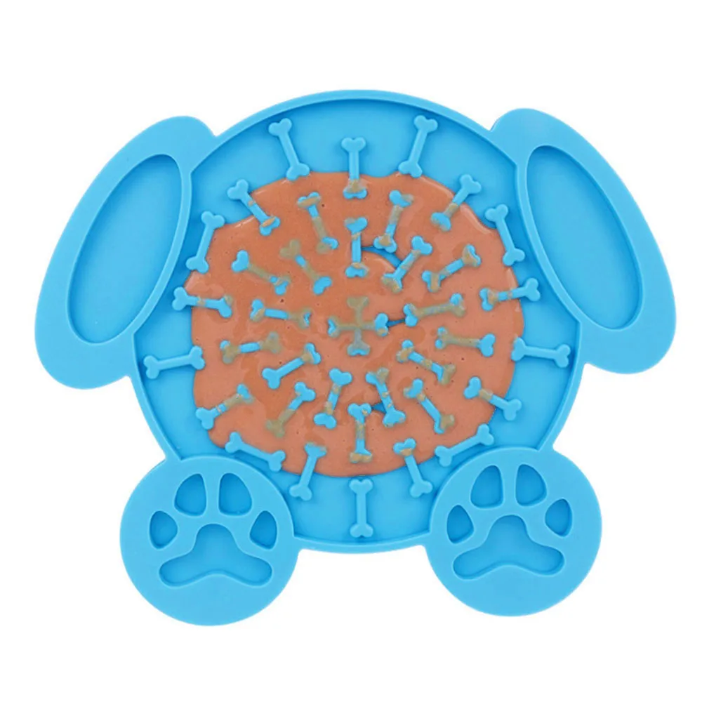Силиконовый коврик для собачьего кормления миска домашних питомцев собак