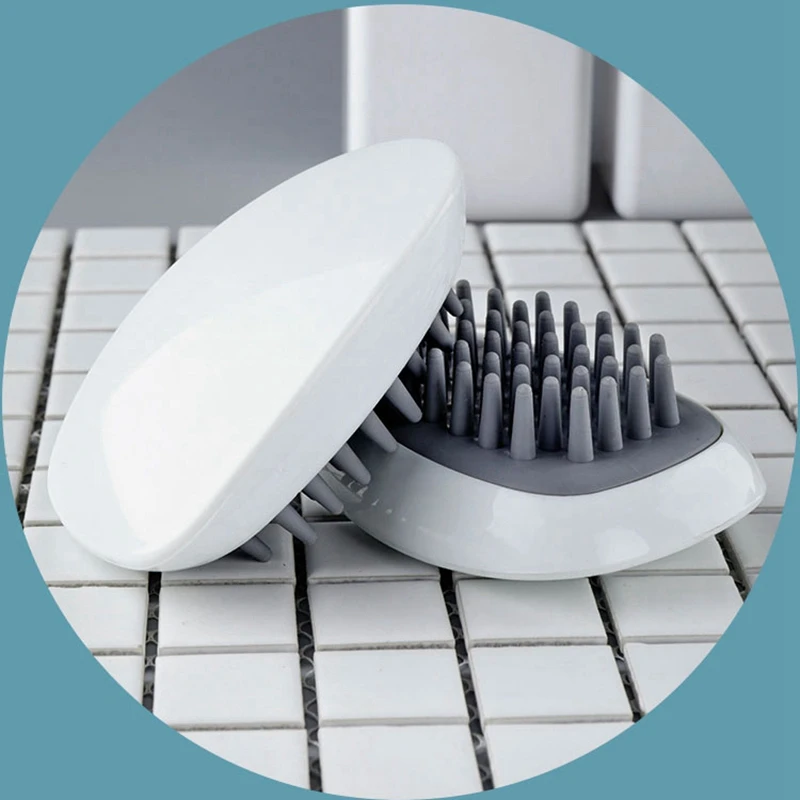 1x Расческа Щетка для волос из шерсти кабана с нейлоновым шпильки бамбуковый