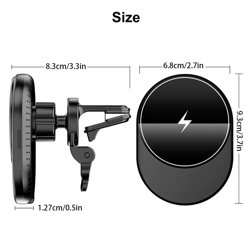 

15W Wireless Car Charger Fast Car Charger Automatic Sensor Phone Holder Vent Mount Car Induction Charger For Intelligent Phone