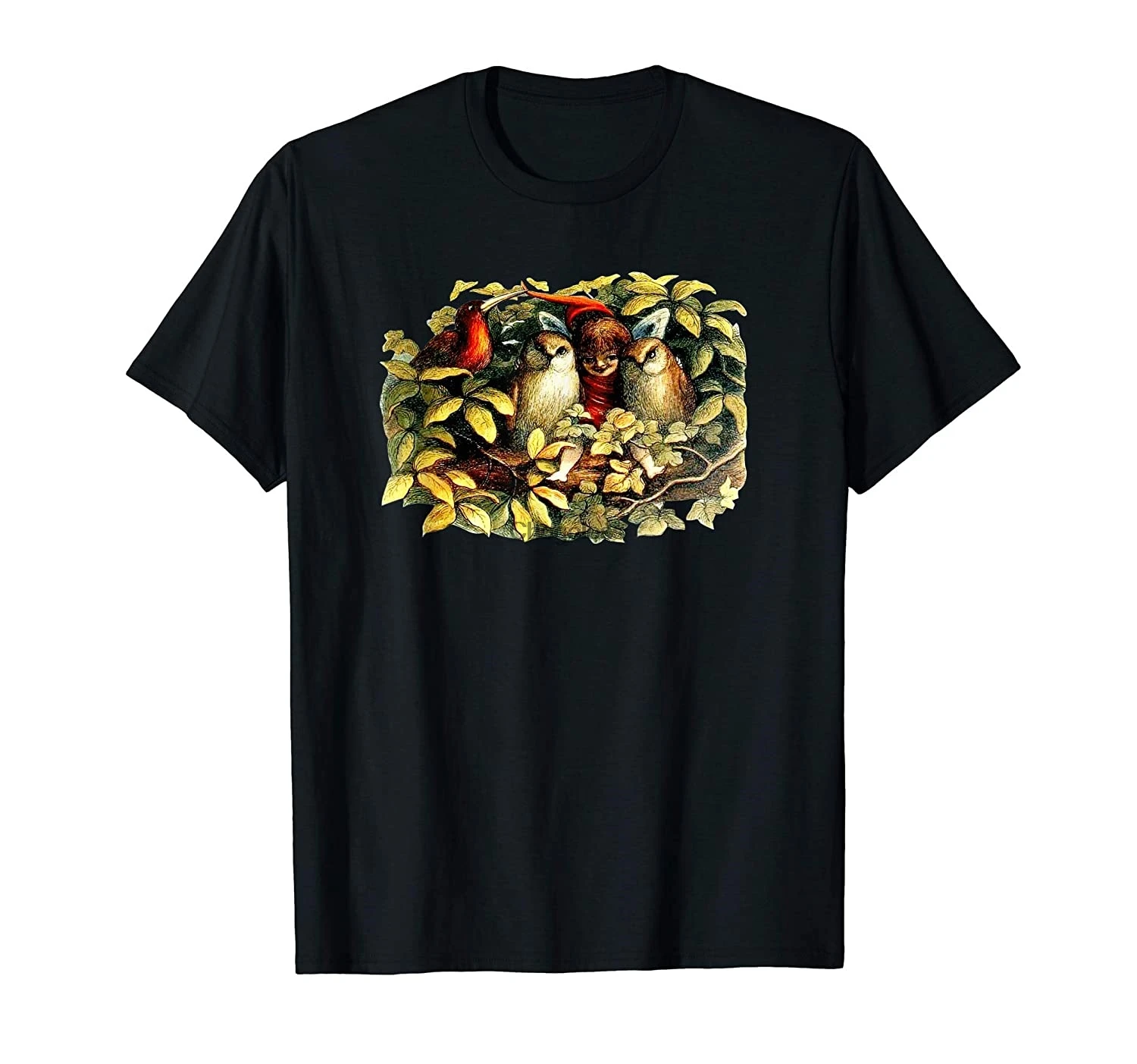 

Gnomo de Navidad de hada con bhos en la camiseta gruesa, Color Rojo