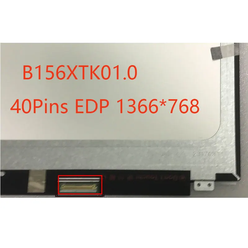 NT156WHM-T00 B156XTK01.0 ЖК-экран панель сенсорный дисплей для Dell Inspiron 15 5558 Vostro 3558 JJ45K EDP 40