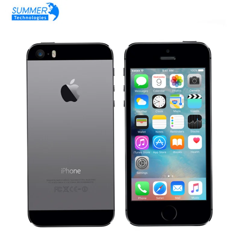 Apple iPhone 5S Оригинальный разблокированный мобильный телефон iOS A7 4 0 &quot8MP IPS HD GPS 16 Гб/32