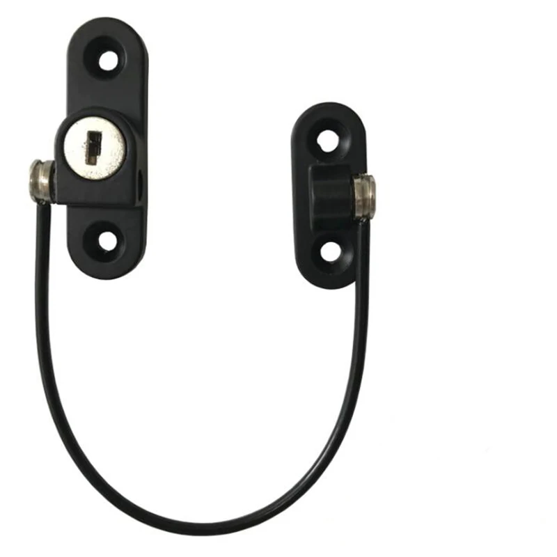 

Window Safety Locks Lockable Cable Restrictor For Window Sliding Door Restrictor Child Security Guard With Key