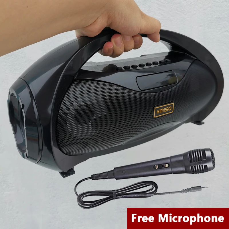 

Powerful Bluetooth Speaker with Mic Wireless Portable Column Home Theater Music Center System 4D Stereo Subwoofer caixa de som