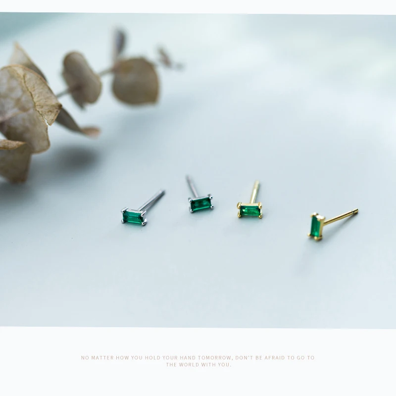 Colusiwei изумрудная огранка зеленого цвета с украшением в виде кристаллов маленький