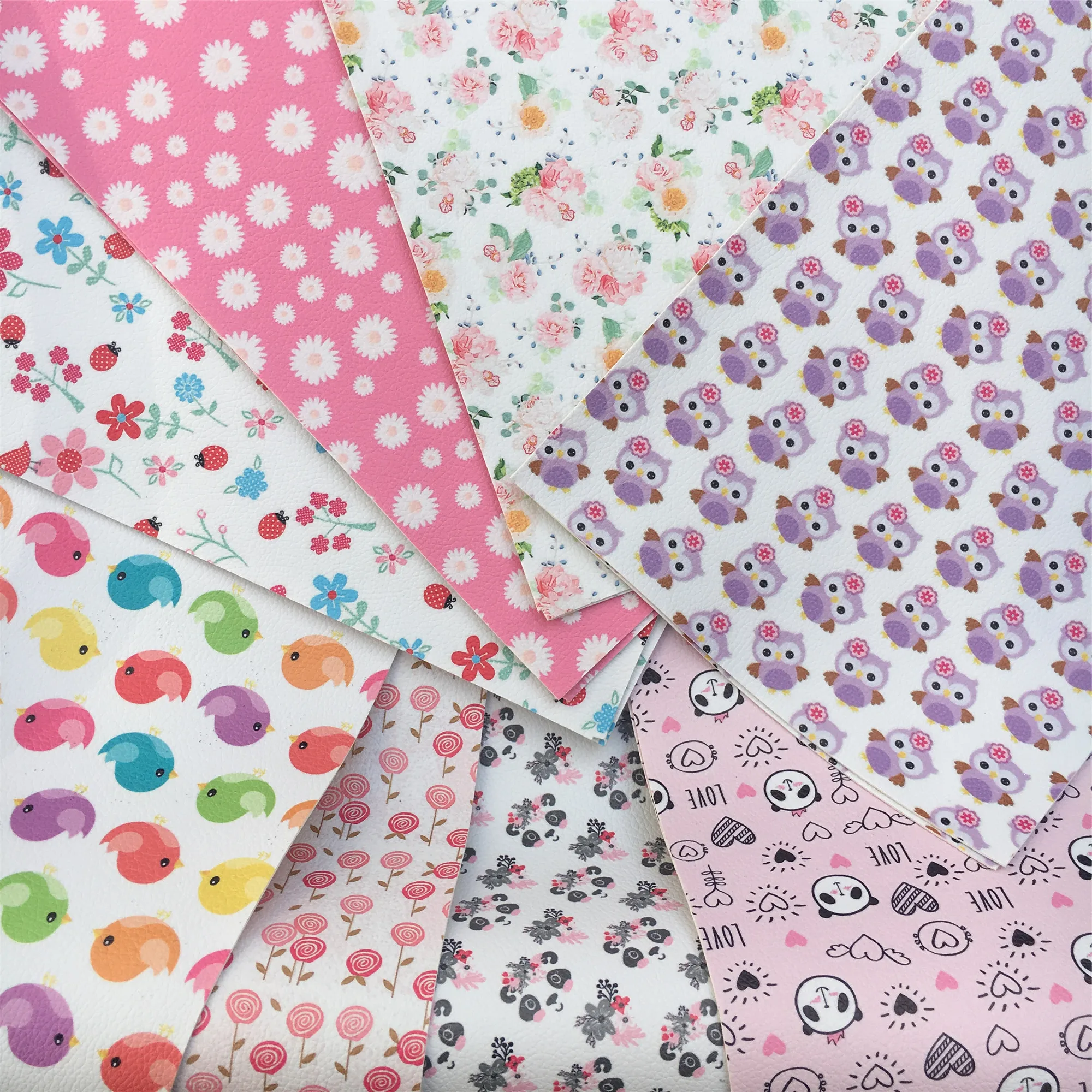 Давид аксессуары 20*33 см с принтом птицы личи искусственная кожа ткань сделай сам