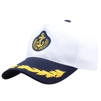 baseball cap sun hat embroideried fashion military navy caps captain cap men women adult sailor hat performance stage hats