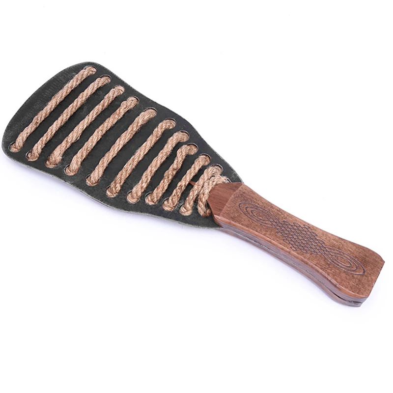 Genuine Leather Paddle - Premium Quality, Reinforced Handle COW LEATHER Whip