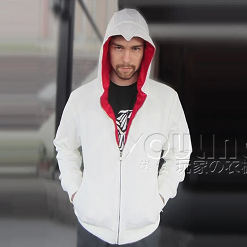 Ainiel Creed Дезмонд Майлз толстовки Косплей костюм пальто куртка весна осень белая толстовка с капюшоном вышитая одежда - Цвет: hoodies