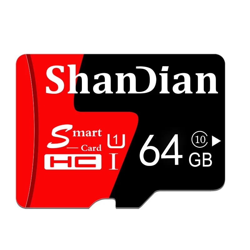 64 ГБ SHANDIAN Blue карта памяти 64 ГБ 32 ГБ 16 ГБ 8 ГБ 4 ГБ Смарт tf карта Высокая скорость класс 10 TF карта для телефонов/камер - Емкость: 64 ГБ