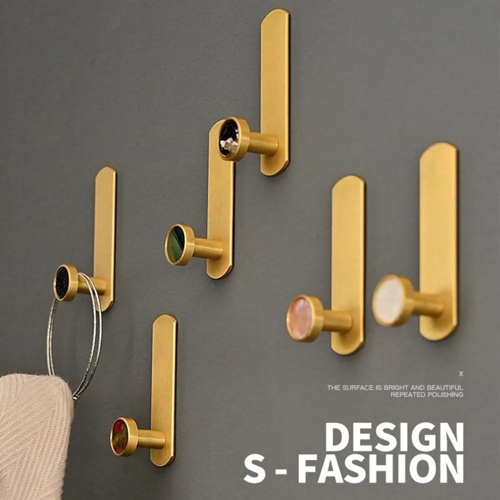 

Hanger Hook Load Bearing Widely Applied Cabinet Handle Compact Design Clothes Hooks for Toilet
