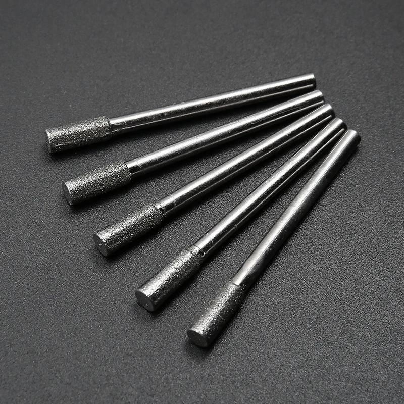 5 шт./лот прочные алмазные сверла 4 мм диаметр шлифовки для вращающегося