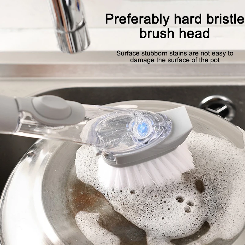 Щетка для мытья посуды с дозатором моющего средства | Дом и сад