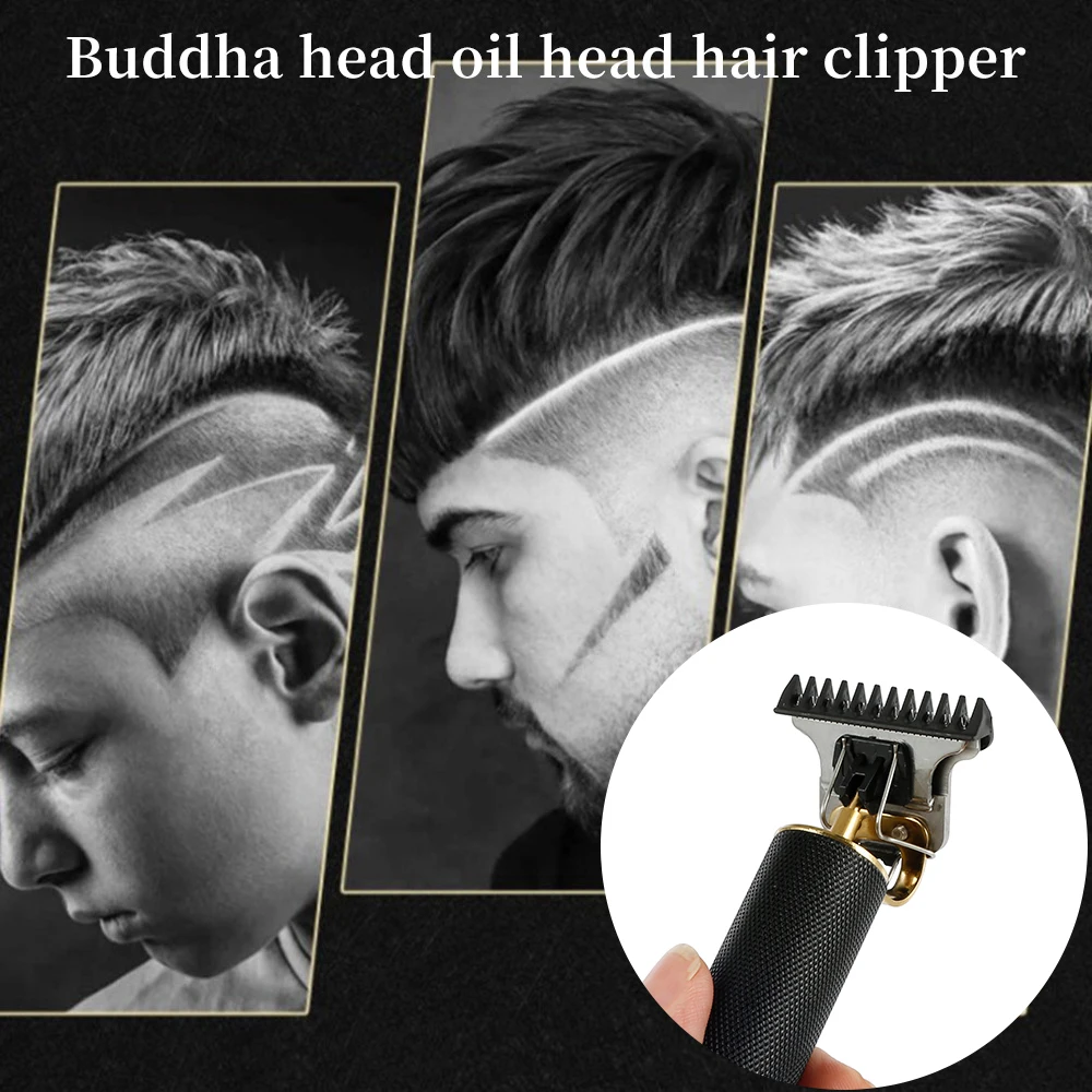 

T9 Men Cordless Hair Clipper Barber Professional Electric Hair Cutting Machine Beard Shaving Hair Trimmer Styling Kit Barber