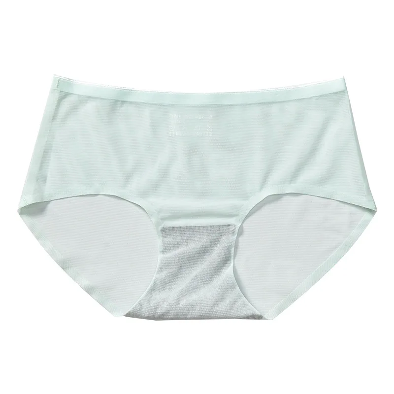 

2021Women's Mesh Sexy underwear, One-Piece Seamless Breathable Low-Waist Briefs, Cool In Summer