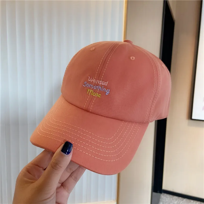 

Модная хлопковая бейсболка с вышивкой и надписью, высококачественная повседневная весенняя шапка для мужчин и женщин, регулируемая винтаж...