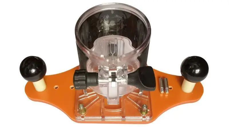 

Two-in-one trimming machine, slotting machine fixture, handheld invisible fastener, cabinet plate type tenoning side hole tool