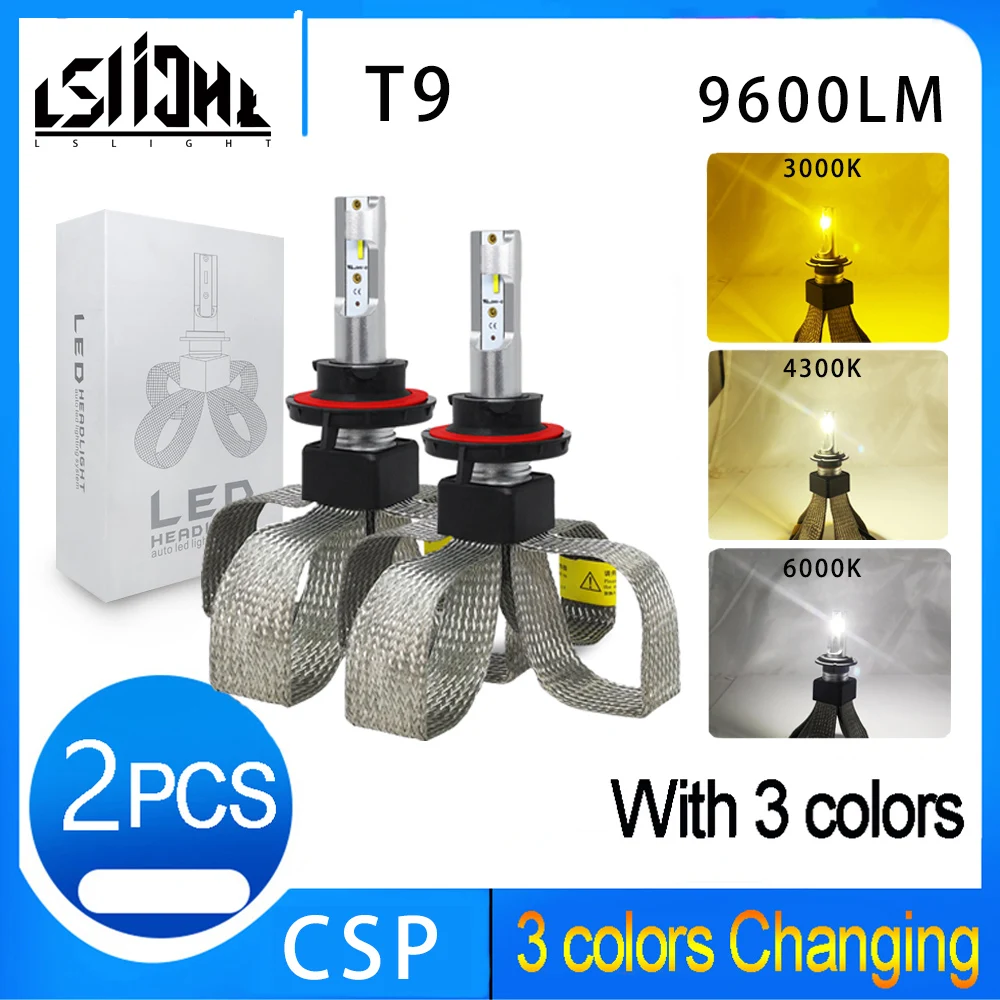 СВЕТОДИОДНЫЙ Автомобильный светильник LS 2 шт. противотуманная фара H1 H4 H7 H11 9005 9006