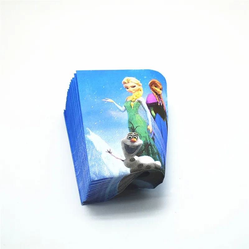 70 шт./лот украшения для дня рождения Снежная королева замороженная Анна