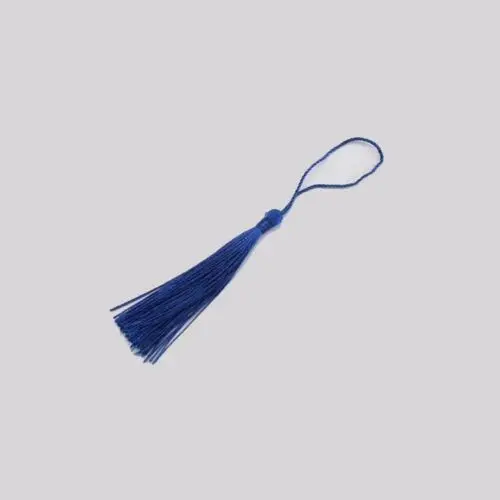 Blue x200pcs 200 шт. X 8 см Терилен шелк льда бахрома ткань кисточка отделка для ремесла DIY ювелирных изделий Закладка занавес пакеты с окном украшения - Цвет: Blue x200pcs