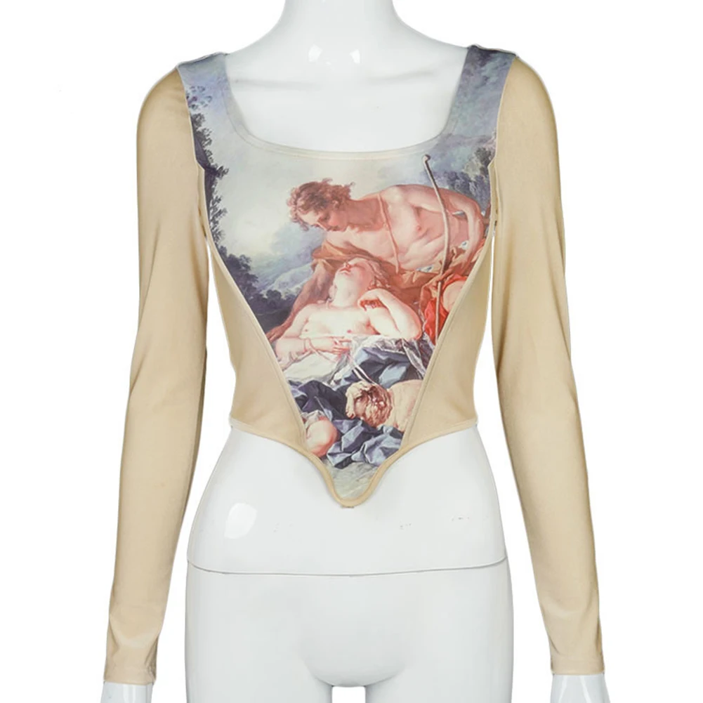 Милое Платье из мультфильма Топ для женщин футболки 2020 осень зима шик Уличная