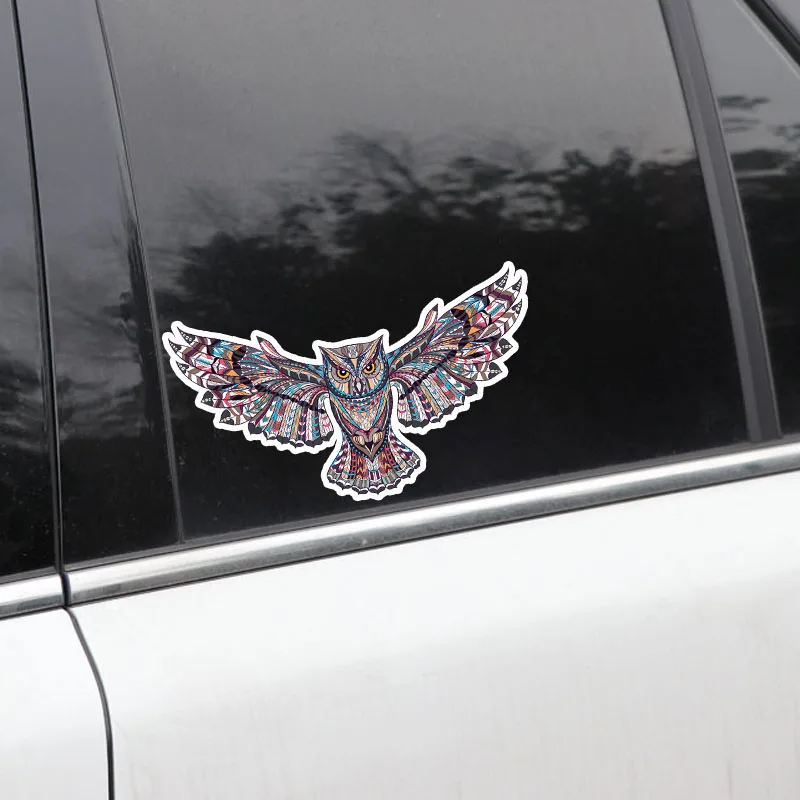 Чехол Aliauto из ПВХ с изображением совы племенных тотем водонепроницаемые