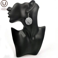 ukebay new alloy luxury earrings for women fashion jewelry handmade bohemia ball pendant earring party ear accessories gothic