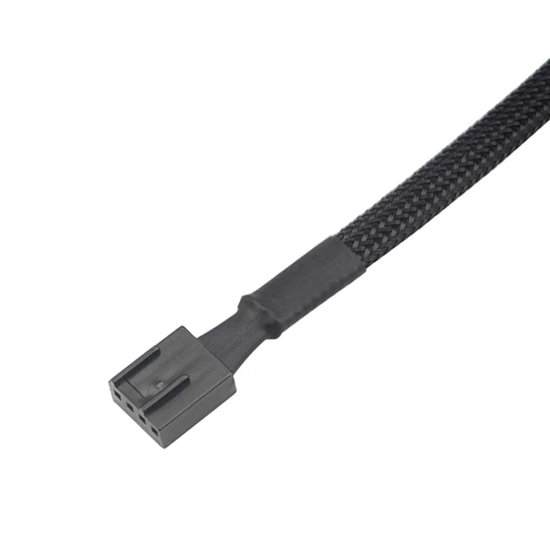 

10PCS 4 Pin PWM Fan Extension Power Cable Connector Case Male to Female Extending Cables Compatible with 4 Pin/3 Pin Fan
