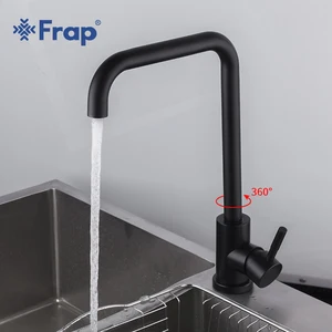 Frap Stainless Steel Kitchen Faucet Black Spray Paint Kitchen Sink
Faucet Cold & hot Water Mixer Torneira Para Cozinha Y40001/3 23.54 USD