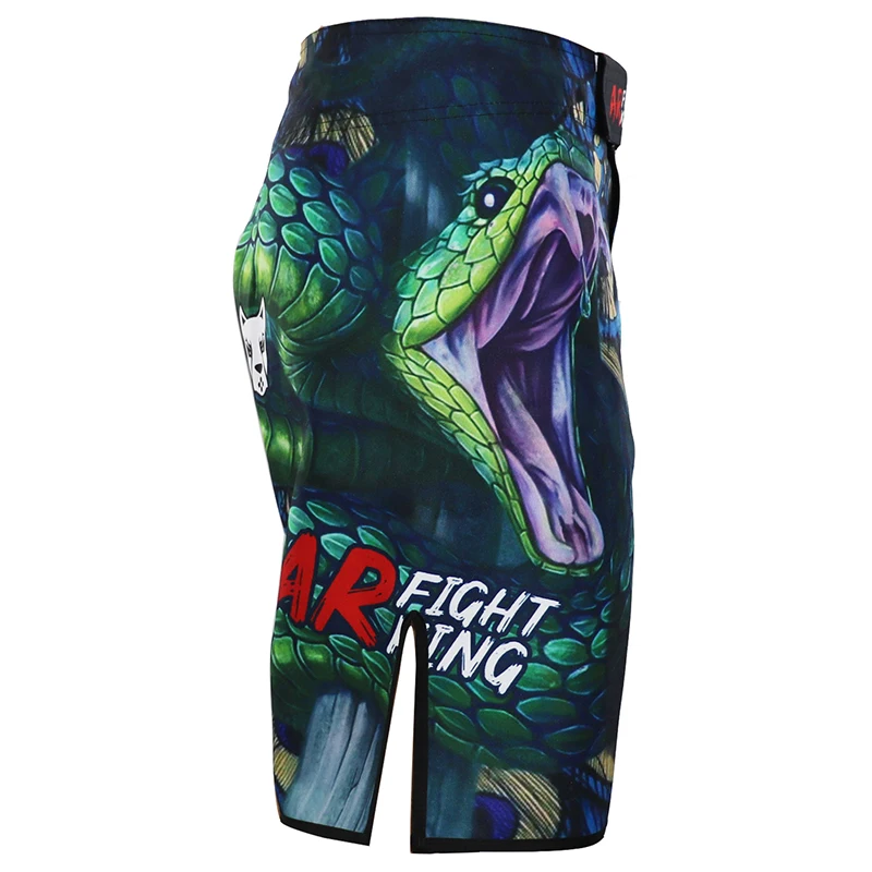 Шорты для сражений змеи ММА шорты с клеткой боксерские штаны тайского бокса