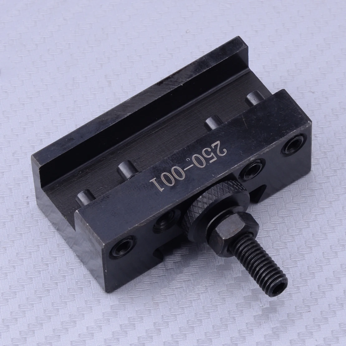 

Quick Change Turning Boring And Facing Post Holder Black Steel 250-001 Fit for CNC Lathe Tool