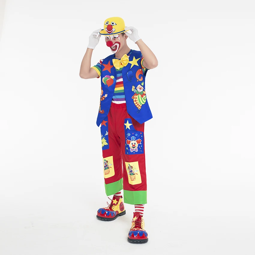 Костюм клоуна для взрослых костюм Хэллоуина 16 видов стилей| |