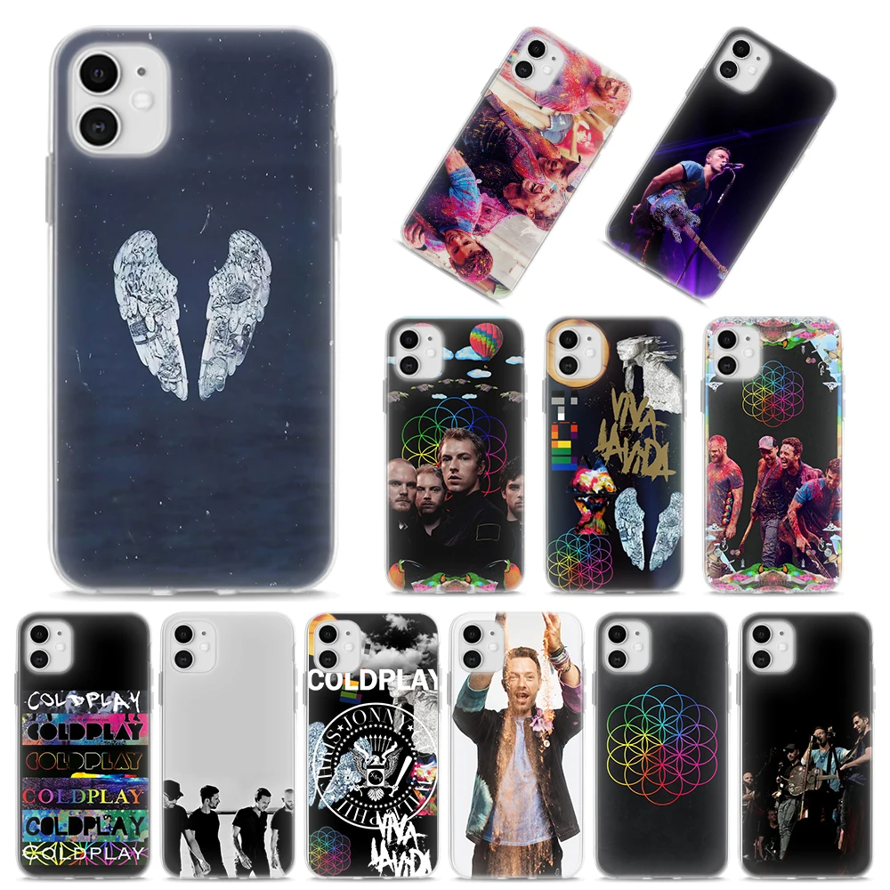 Силиконовый чехол для iPhone X XR XS MAX 11 Pro 7 8 Plus 6 6S 5S SE мягкий Coldplay с изображением Криса