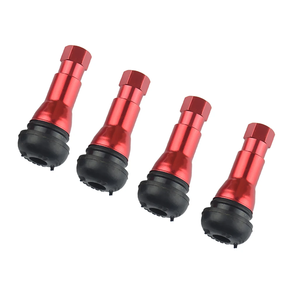 4pcs Red TR413 Car Truck Tire Valve Stems Universal Corrosion Resistant | Автомобили и мотоциклы
