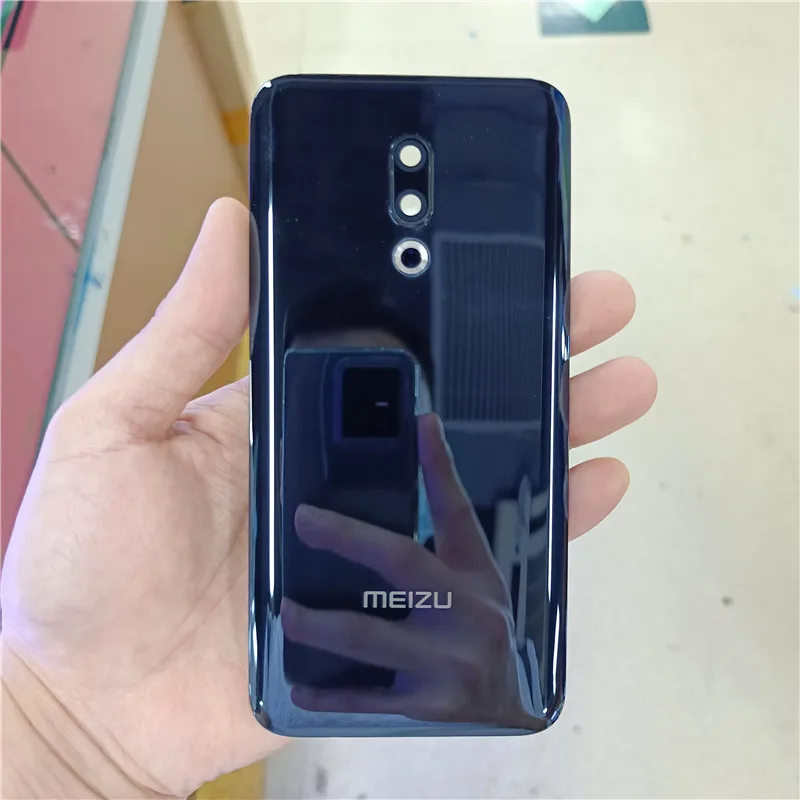

Стеклянная задняя крышка батарейного отсека для Meizu 16 Plus, запасные части для Meizu 16 Plus, Крышка батарейного отсека
