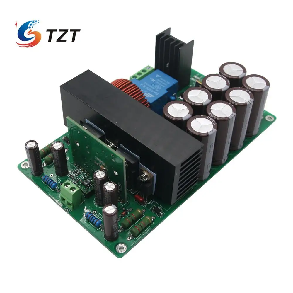 

Плата усилителя мощности TZT HIFI IRS2092 + IRFB4227 моно класса D, 1000 Вт ± 65 в -- усилитель ± 80 в