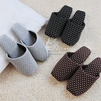 winter women silppers warm soft bottom lovers square head home floor silent slippers cotton slippers indoor floor protected